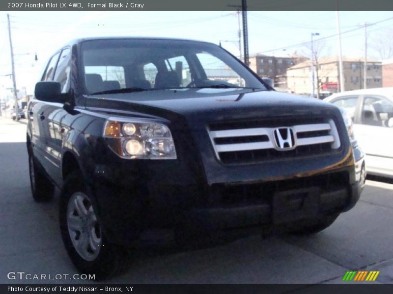 Formal Black / Gray 2007 Honda Pilot LX 4WD