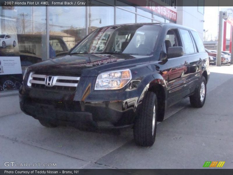 Formal Black / Gray 2007 Honda Pilot LX 4WD
