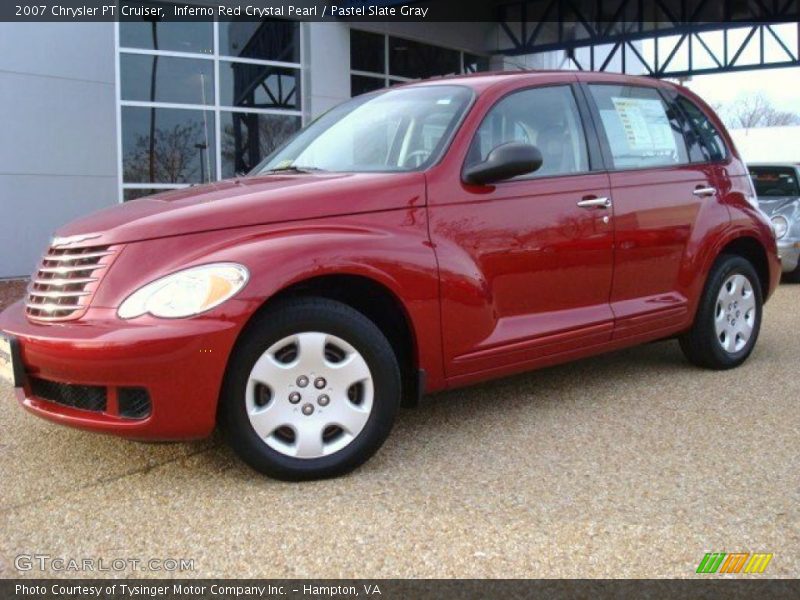 Inferno Red Crystal Pearl / Pastel Slate Gray 2007 Chrysler PT Cruiser