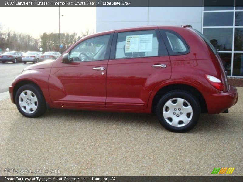 Inferno Red Crystal Pearl / Pastel Slate Gray 2007 Chrysler PT Cruiser