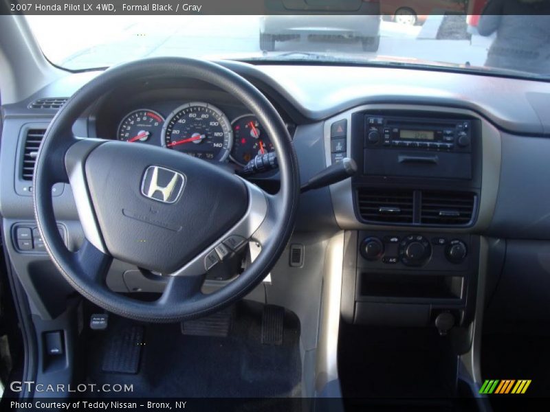 Formal Black / Gray 2007 Honda Pilot LX 4WD