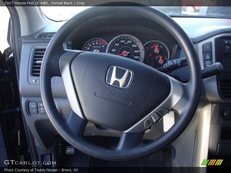 Formal Black / Gray 2007 Honda Pilot LX 4WD