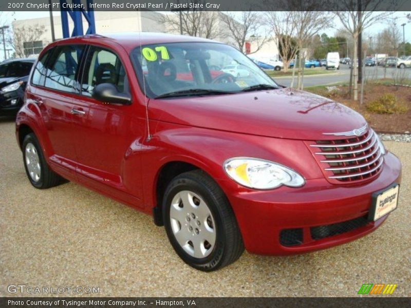 Inferno Red Crystal Pearl / Pastel Slate Gray 2007 Chrysler PT Cruiser