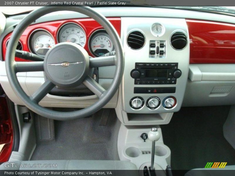 Inferno Red Crystal Pearl / Pastel Slate Gray 2007 Chrysler PT Cruiser