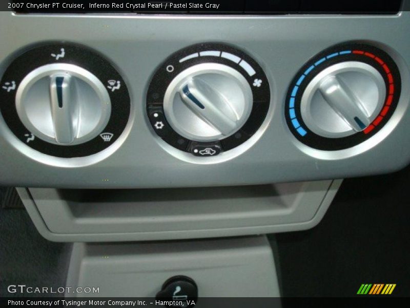 Inferno Red Crystal Pearl / Pastel Slate Gray 2007 Chrysler PT Cruiser