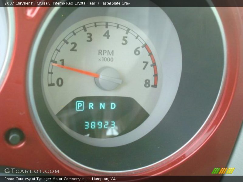 Inferno Red Crystal Pearl / Pastel Slate Gray 2007 Chrysler PT Cruiser