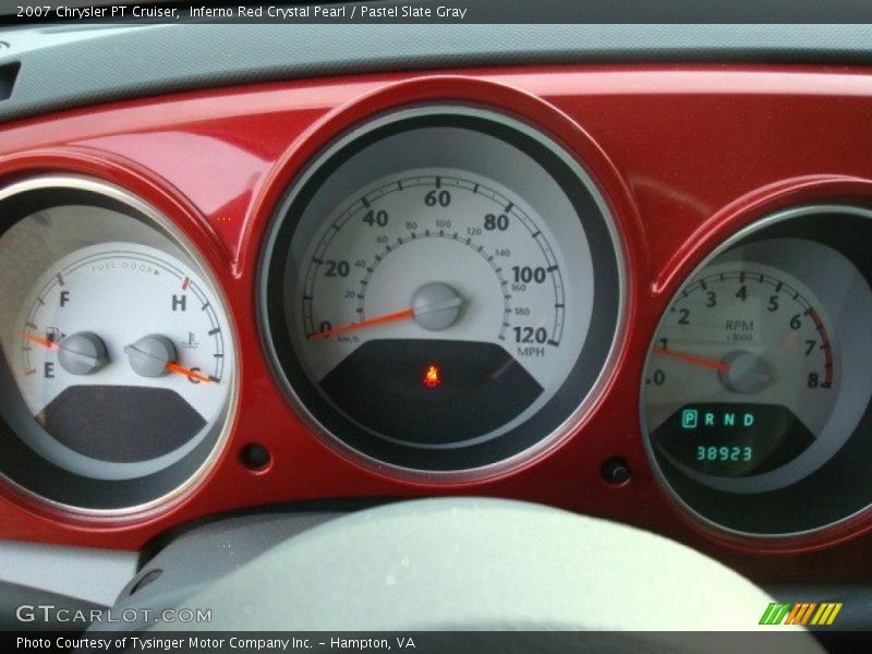 Inferno Red Crystal Pearl / Pastel Slate Gray 2007 Chrysler PT Cruiser