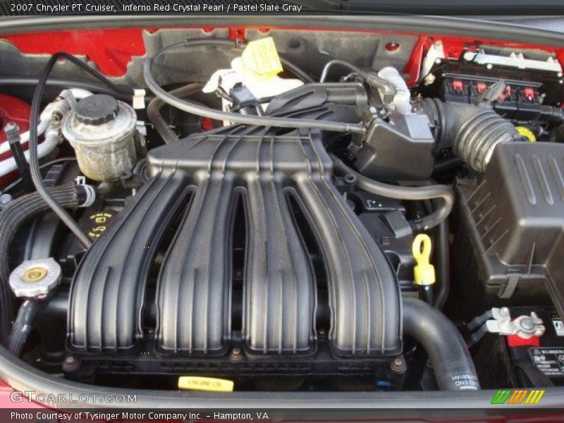 Inferno Red Crystal Pearl / Pastel Slate Gray 2007 Chrysler PT Cruiser