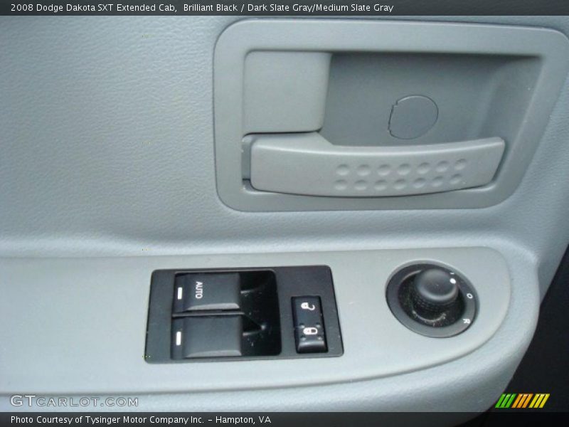 Brilliant Black / Dark Slate Gray/Medium Slate Gray 2008 Dodge Dakota SXT Extended Cab