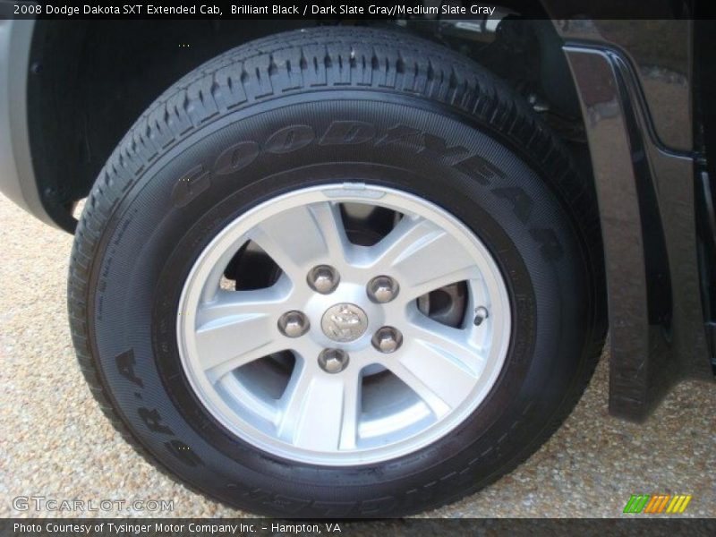 Brilliant Black / Dark Slate Gray/Medium Slate Gray 2008 Dodge Dakota SXT Extended Cab