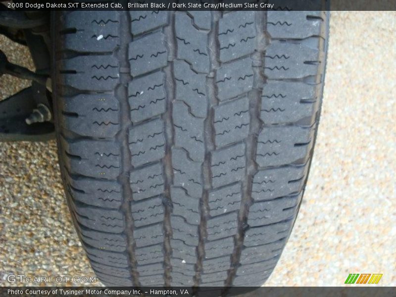 Brilliant Black / Dark Slate Gray/Medium Slate Gray 2008 Dodge Dakota SXT Extended Cab