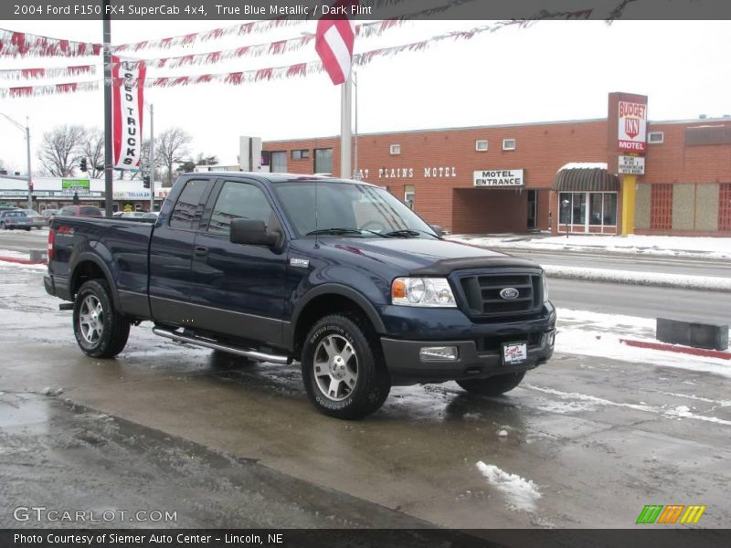 True Blue Metallic / Dark Flint 2004 Ford F150 FX4 SuperCab 4x4