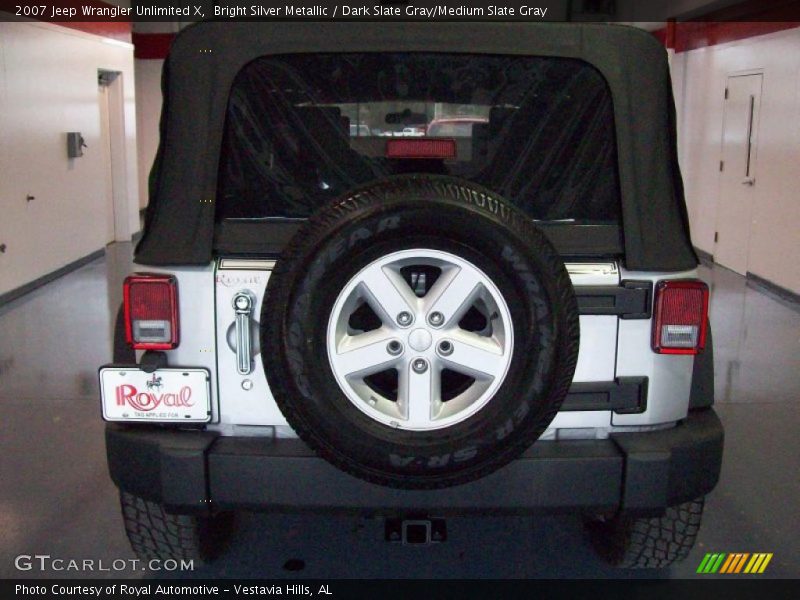 Bright Silver Metallic / Dark Slate Gray/Medium Slate Gray 2007 Jeep Wrangler Unlimited X