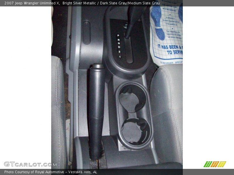 Bright Silver Metallic / Dark Slate Gray/Medium Slate Gray 2007 Jeep Wrangler Unlimited X