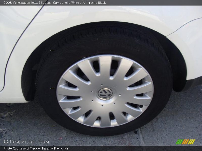 Campanella White / Anthracite Black 2008 Volkswagen Jetta S Sedan