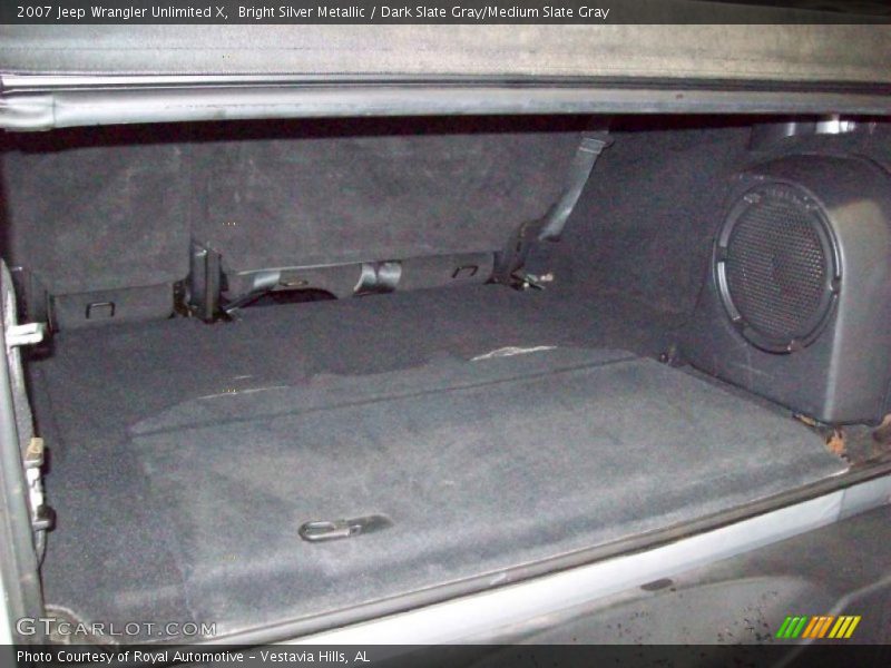 Bright Silver Metallic / Dark Slate Gray/Medium Slate Gray 2007 Jeep Wrangler Unlimited X