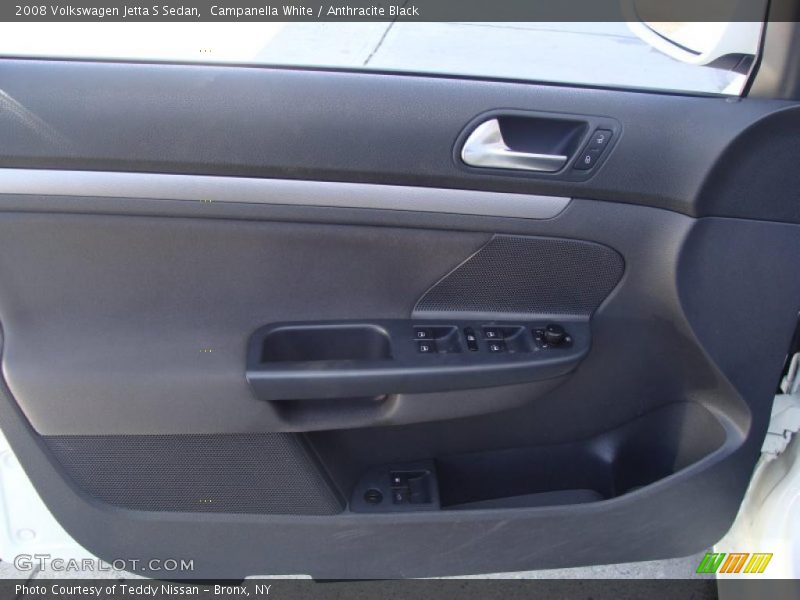 Campanella White / Anthracite Black 2008 Volkswagen Jetta S Sedan