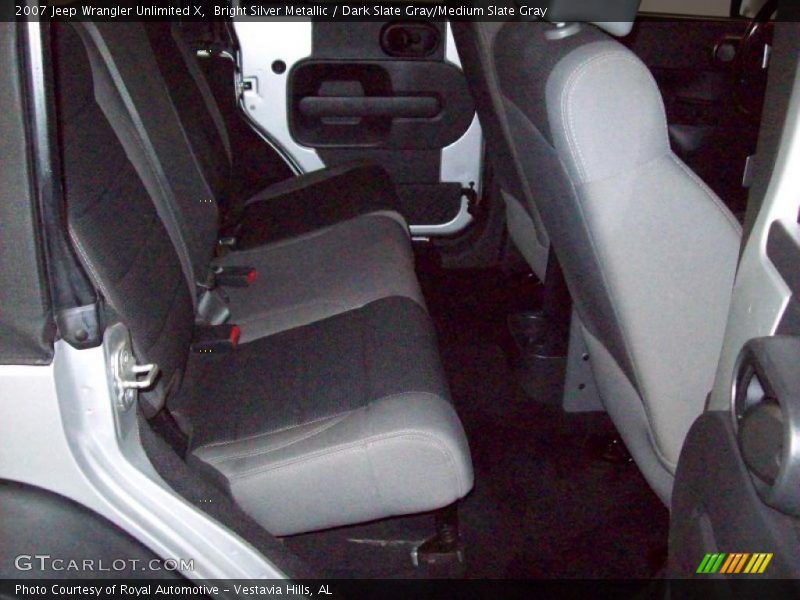 Bright Silver Metallic / Dark Slate Gray/Medium Slate Gray 2007 Jeep Wrangler Unlimited X