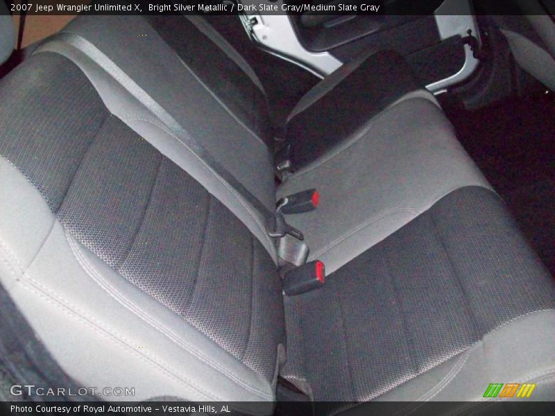 Bright Silver Metallic / Dark Slate Gray/Medium Slate Gray 2007 Jeep Wrangler Unlimited X