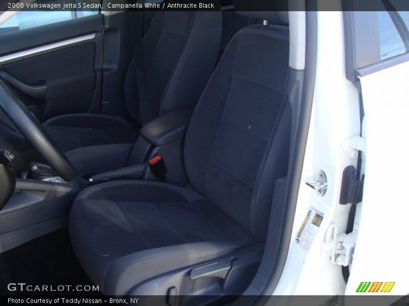 Campanella White / Anthracite Black 2008 Volkswagen Jetta S Sedan