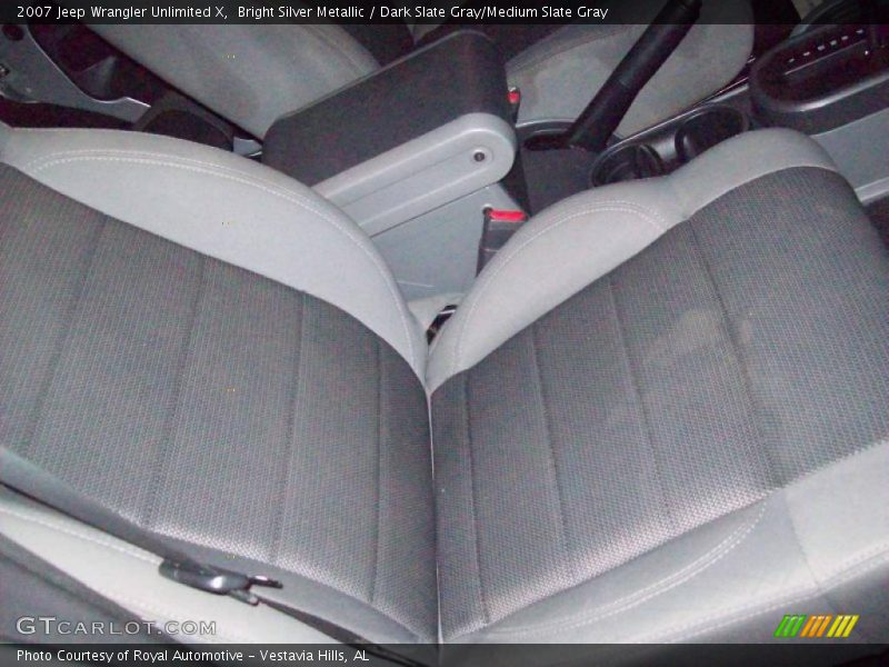 Bright Silver Metallic / Dark Slate Gray/Medium Slate Gray 2007 Jeep Wrangler Unlimited X