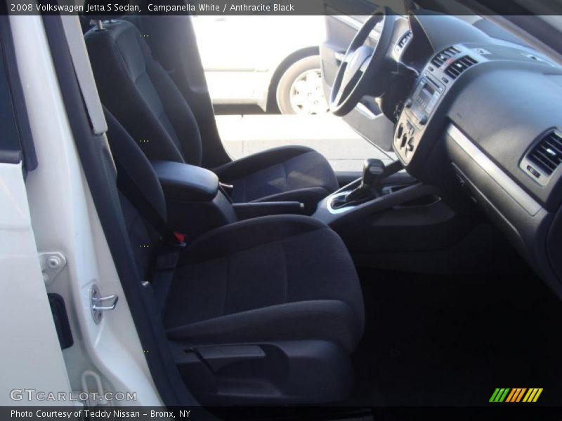 Campanella White / Anthracite Black 2008 Volkswagen Jetta S Sedan