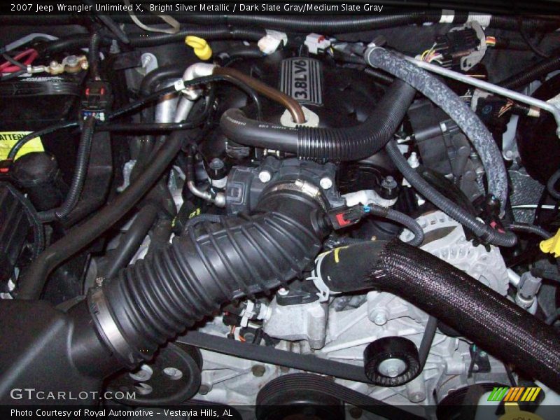 Bright Silver Metallic / Dark Slate Gray/Medium Slate Gray 2007 Jeep Wrangler Unlimited X
