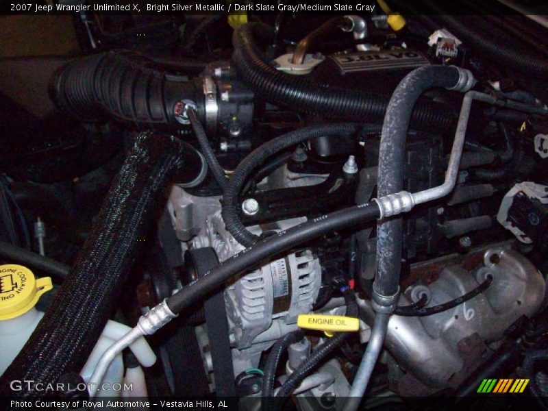 Bright Silver Metallic / Dark Slate Gray/Medium Slate Gray 2007 Jeep Wrangler Unlimited X