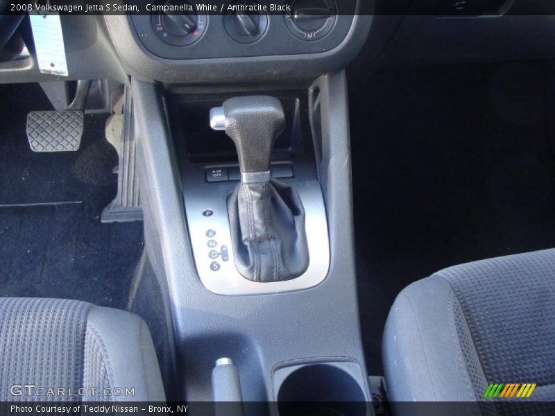 Campanella White / Anthracite Black 2008 Volkswagen Jetta S Sedan