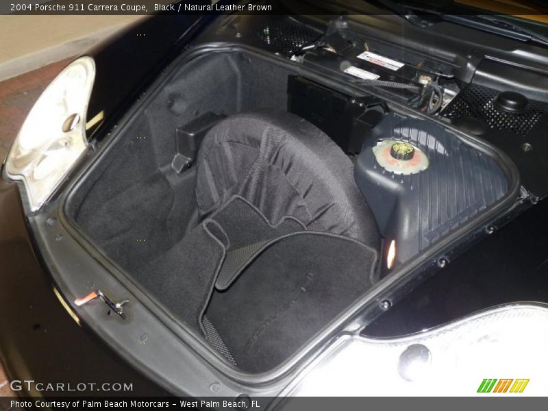 Black / Natural Leather Brown 2004 Porsche 911 Carrera Coupe