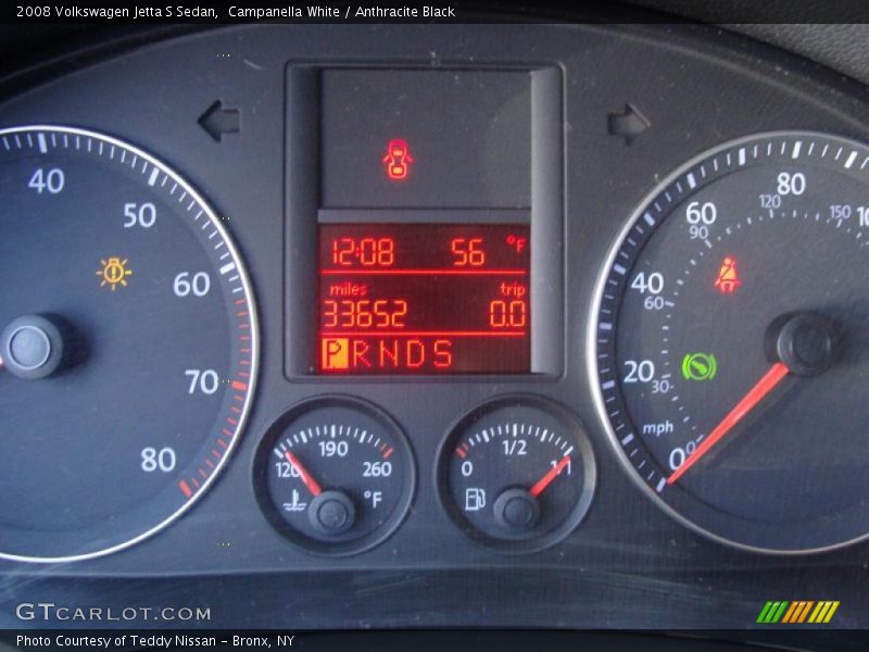 Campanella White / Anthracite Black 2008 Volkswagen Jetta S Sedan