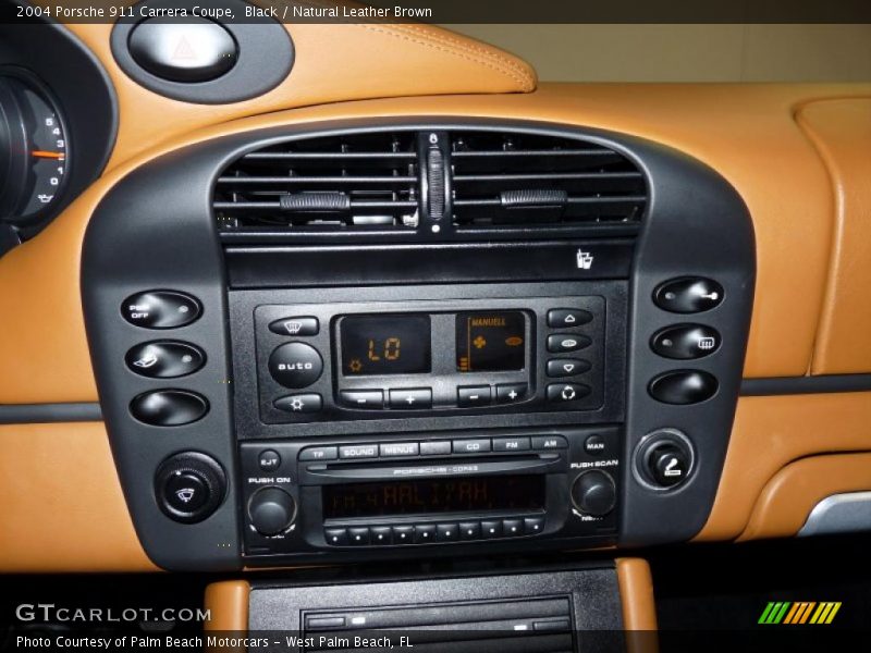 Black / Natural Leather Brown 2004 Porsche 911 Carrera Coupe