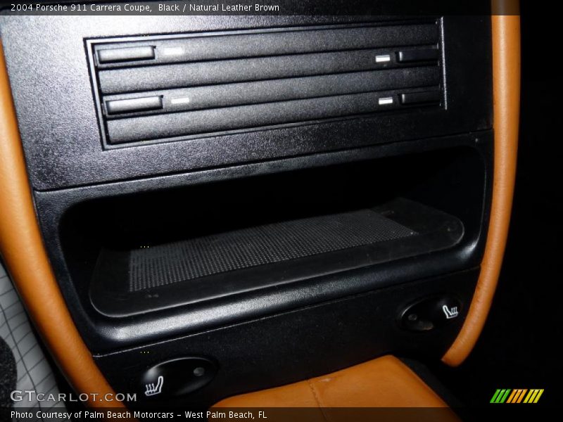 Black / Natural Leather Brown 2004 Porsche 911 Carrera Coupe