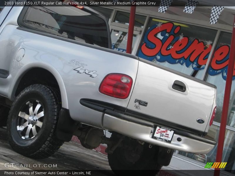 Silver Metallic / Medium Graphite Grey 2003 Ford F150 XLT Regular Cab Flareside 4x4