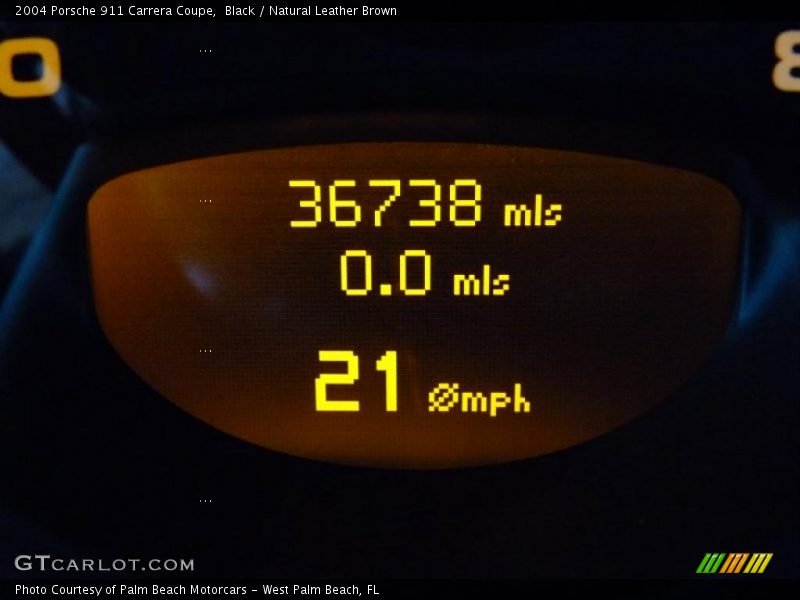 Black / Natural Leather Brown 2004 Porsche 911 Carrera Coupe