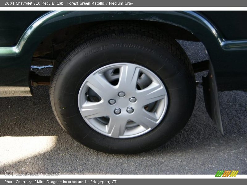 Forest Green Metallic / Medium Gray 2001 Chevrolet S10 Regular Cab