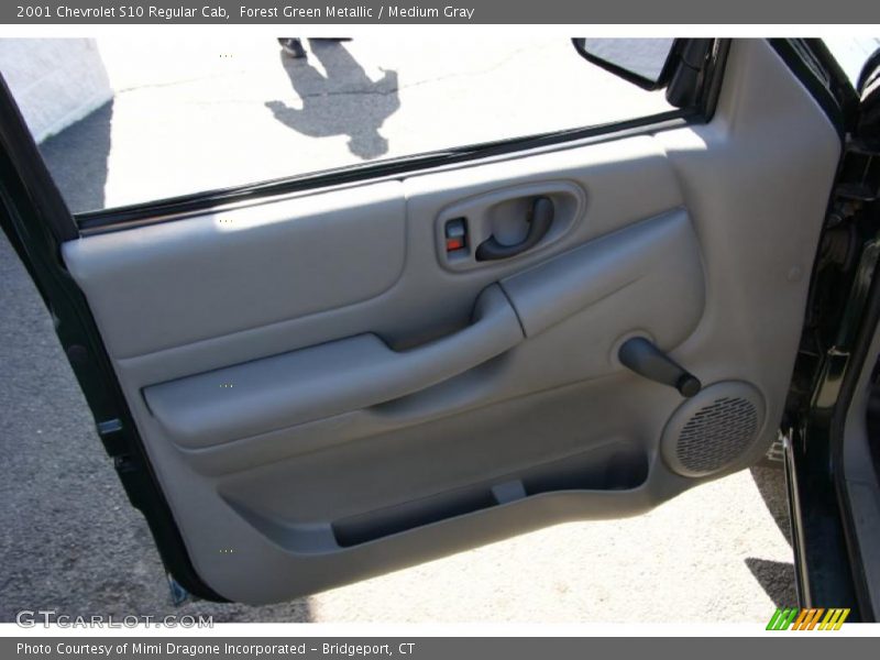 Forest Green Metallic / Medium Gray 2001 Chevrolet S10 Regular Cab