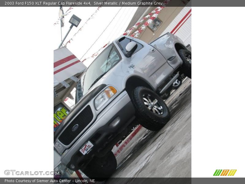 Silver Metallic / Medium Graphite Grey 2003 Ford F150 XLT Regular Cab Flareside 4x4