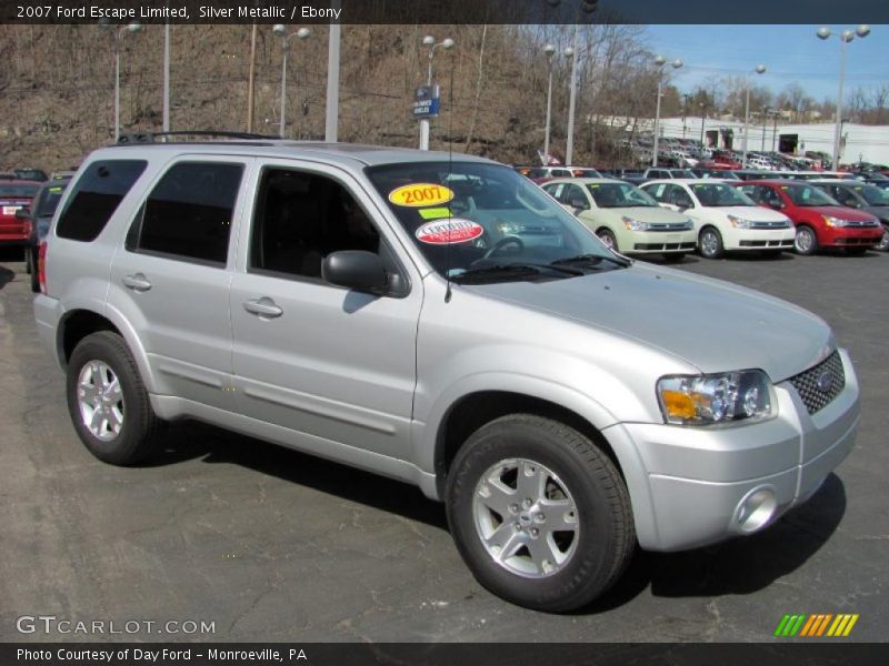 Silver Metallic / Ebony 2007 Ford Escape Limited
