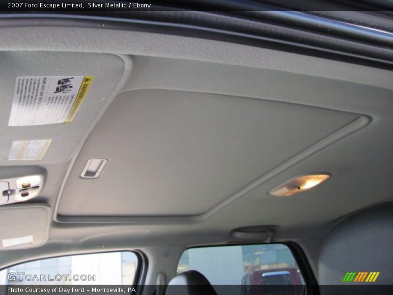 Silver Metallic / Ebony 2007 Ford Escape Limited
