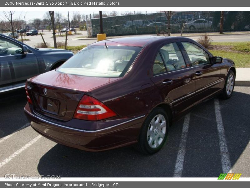 Barolo Red Metallic / Stone 2006 Mercedes-Benz C 350 Sport