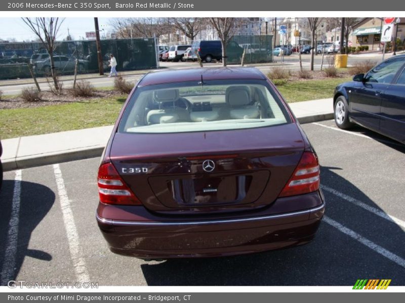 Barolo Red Metallic / Stone 2006 Mercedes-Benz C 350 Sport
