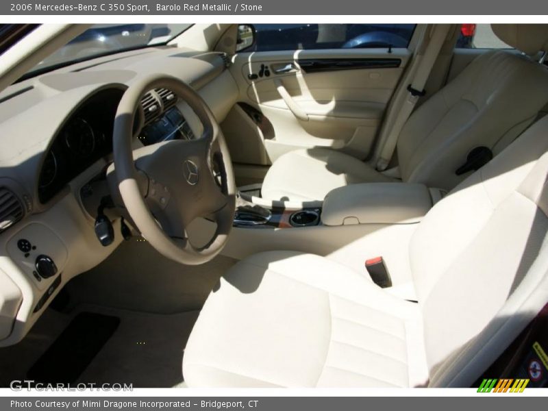Barolo Red Metallic / Stone 2006 Mercedes-Benz C 350 Sport