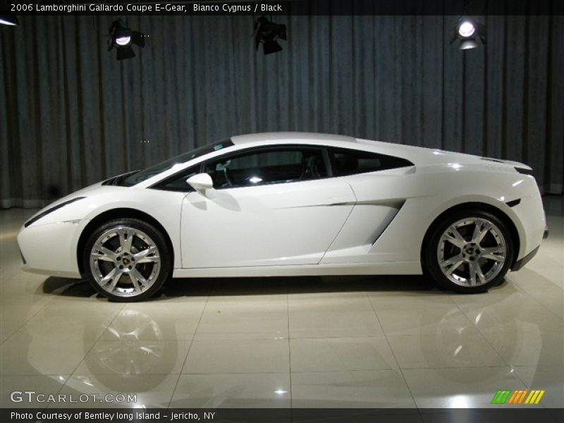 Bianco Cygnus / Black 2006 Lamborghini Gallardo Coupe E-Gear