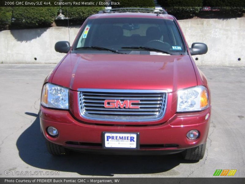 Cranberry Red Metallic / Ebony Black 2006 GMC Envoy SLE 4x4