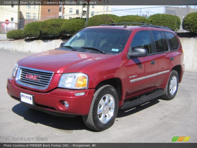 Cranberry Red Metallic / Ebony Black 2006 GMC Envoy SLE 4x4