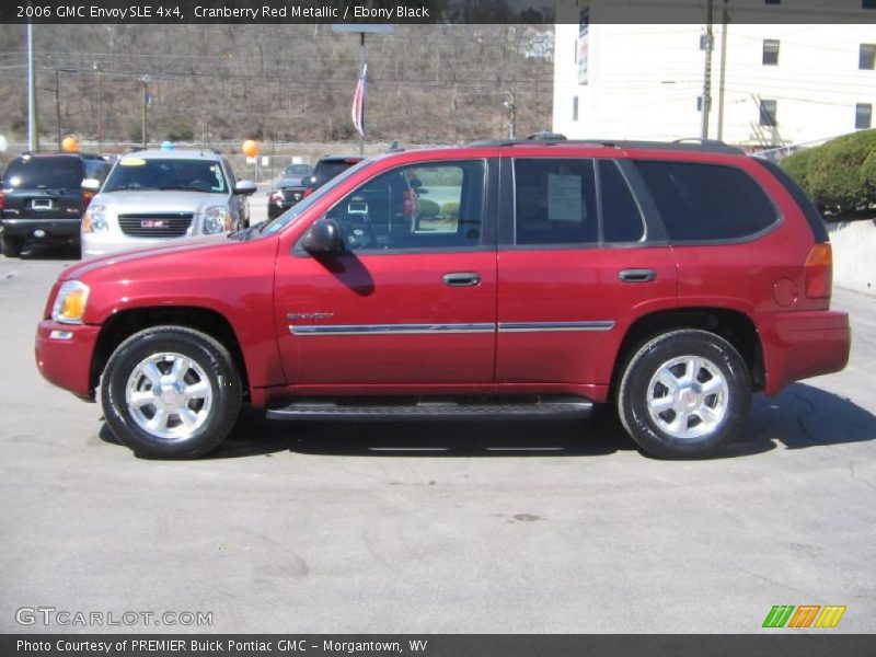 Cranberry Red Metallic / Ebony Black 2006 GMC Envoy SLE 4x4