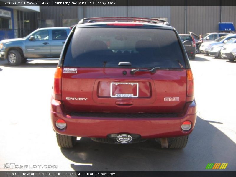 Cranberry Red Metallic / Ebony Black 2006 GMC Envoy SLE 4x4