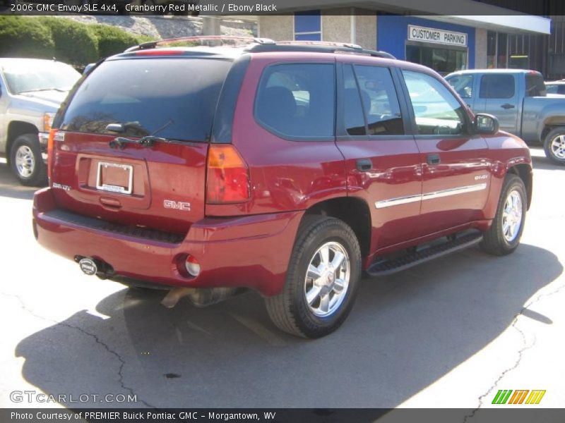 Cranberry Red Metallic / Ebony Black 2006 GMC Envoy SLE 4x4
