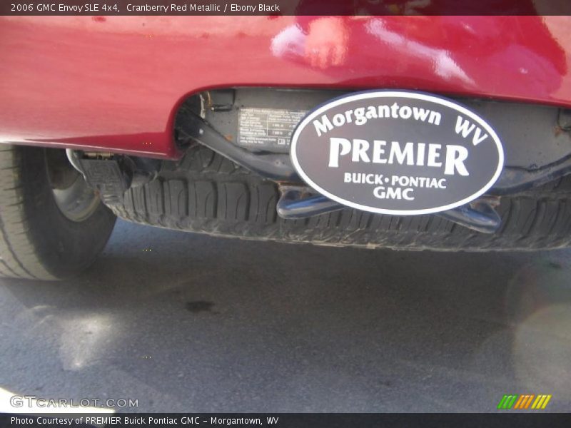 Cranberry Red Metallic / Ebony Black 2006 GMC Envoy SLE 4x4